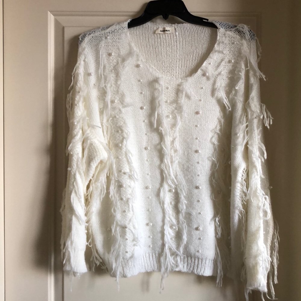 Fun OS White Sweater